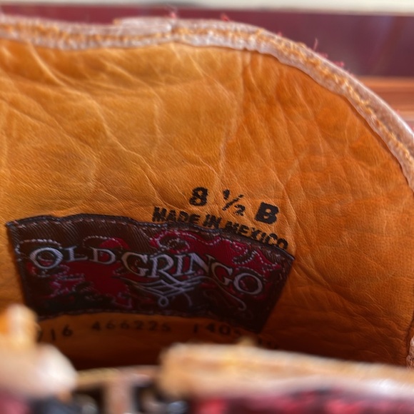 Old Gringo Boots with stars and studs Sz 8.5 - Picture 6 of 7